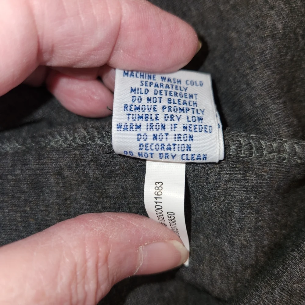 Polo Ralph Lauren Estate Rib Charcoal 1/4 Zip Size XL Multicolored Pony Soft